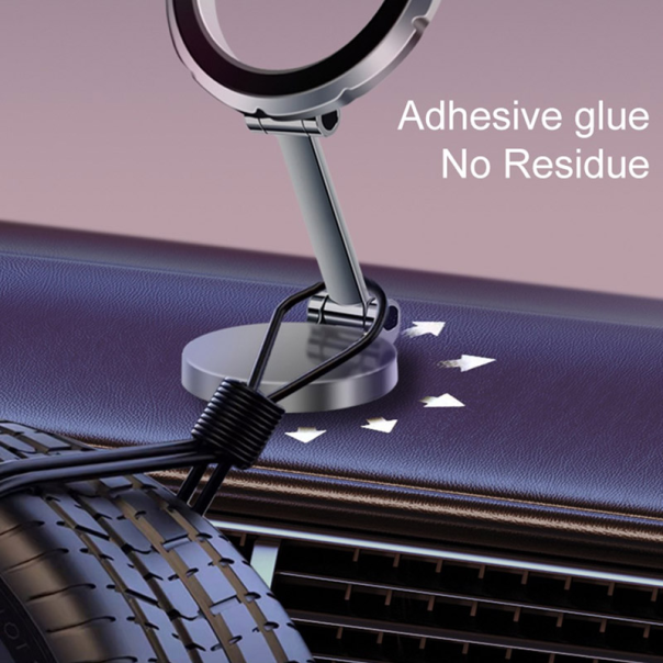 Auto držač za telefon magnetni sa rotacijom crni - 616730