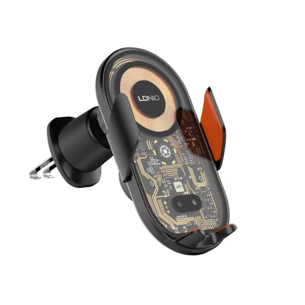Auto držač za telefon magnetni za ventilaciju LDNIO sa bezicnim punjenjem 15W MA30 crni X10 - 615956
