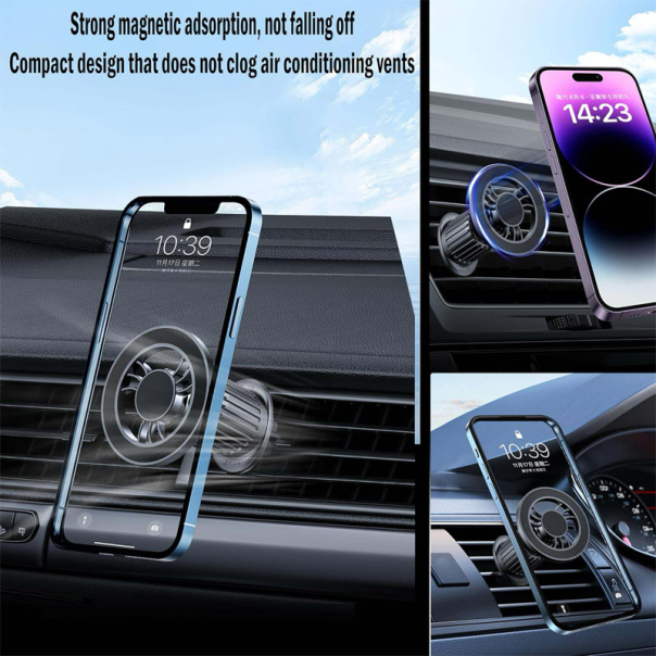 Auto držač za telefon Magsafe Remax C12 crni - 615489