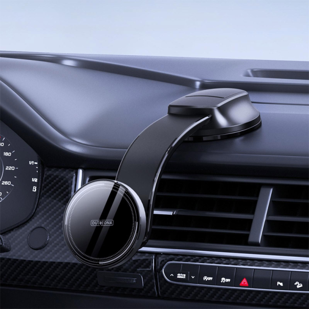 Auto držač za telefon magnetni sa bezicnim punjenjem za tablu 15W crni - 614472