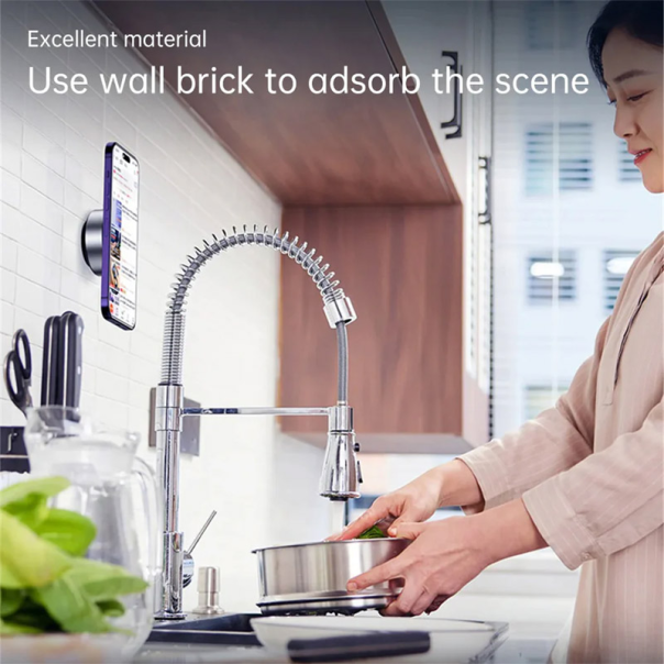 Auto držač vakuum za telefon Magsafe X8/ X8Q za tablu crni - 612997