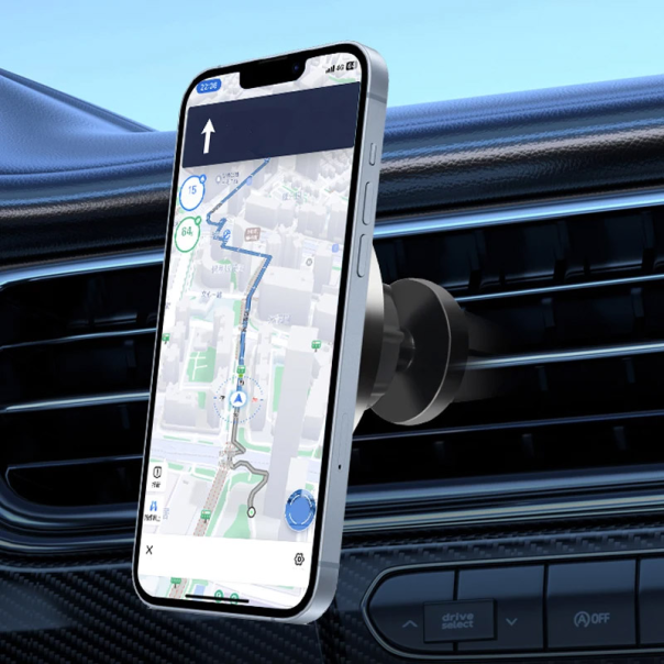Auto držač za telefon magnetni za ventilaciju crni. - 611501