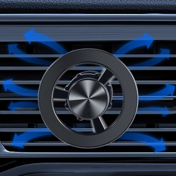 Auto držač za telefon magnetni za ventilaciju crni. - 611501