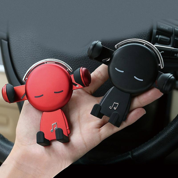 Auto držač za telefon Non-dropping za ventilaciju ZLKT-06 crni - 614463