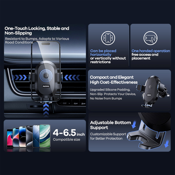 Auto držač za telefon REMAX RM-C02 - 614742