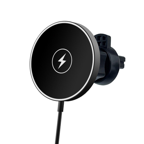 Auto držač za telefon sa bezicnim punjenjem S12 15W crni - 614458