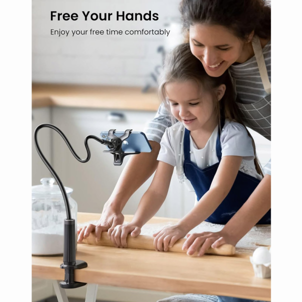 Držač za telefon UGREEN vakuum Lazy crni - 616343