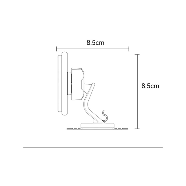 Auto držač za telefon YESIDO C220 crni - 620576
