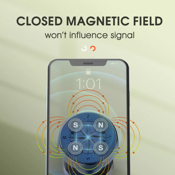 Auto držač za telefon magnetni LDNIO MG08 crni - 613497