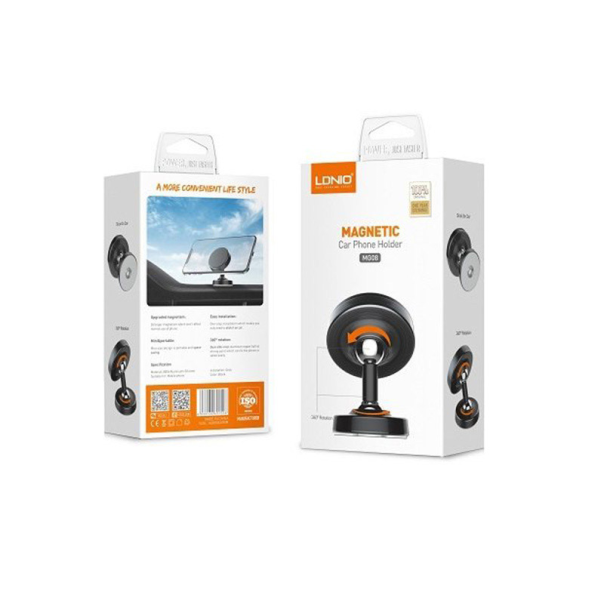 Auto držač za telefon magnetni LDNIO MG08 crni - 613497