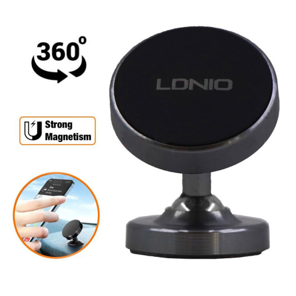 Auto držač za telefon magnetni LDNIO MG08 crni - 613497