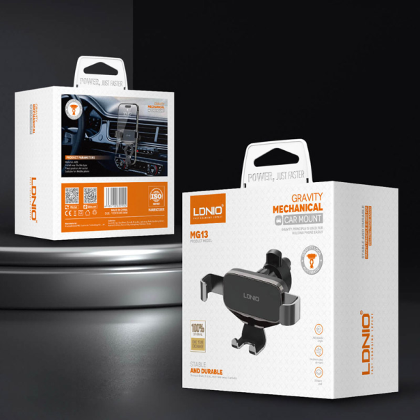 Auto držač za telefon za ventilaciju LDNIO MG13 crni - 620705