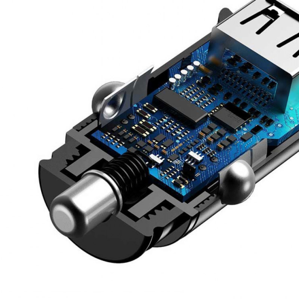 Auto punjač Baseus Baseus Circular Plastic A+C 30W  PPS - CCALL-YS01