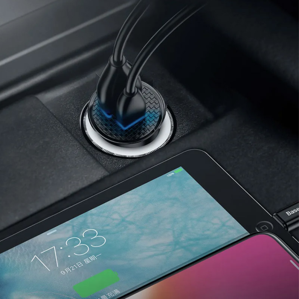 Auto punjač Baseus Baseus Circular Plastic A+C 30W  PPS - CCALL-YS01