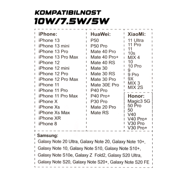 Auto punjac iPhone magnetic 15W crni - 89788