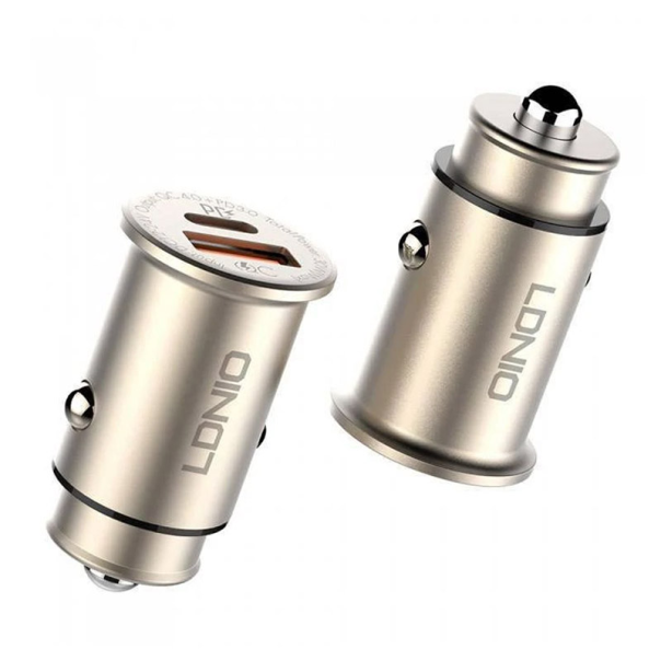Auto punjač LDNIO C506Q USB i PD + Lightning kabel - 051741