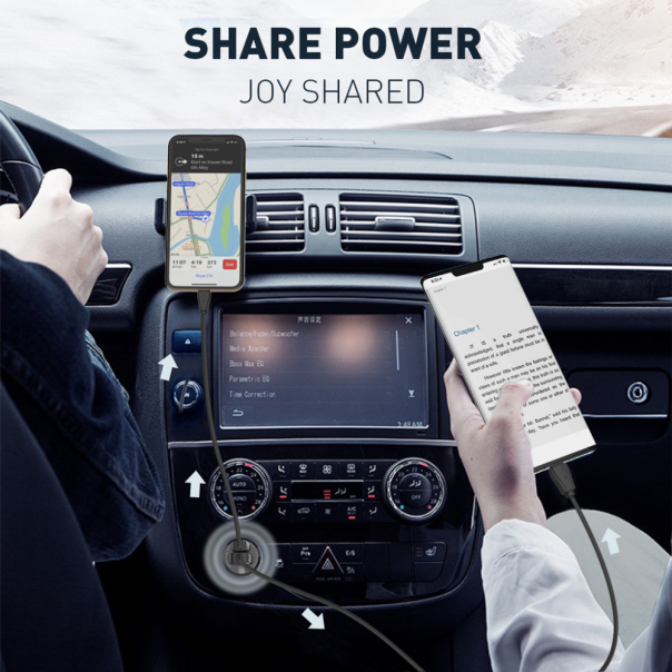 LDNIO Auto punjač dual 36W C510Q - 209032