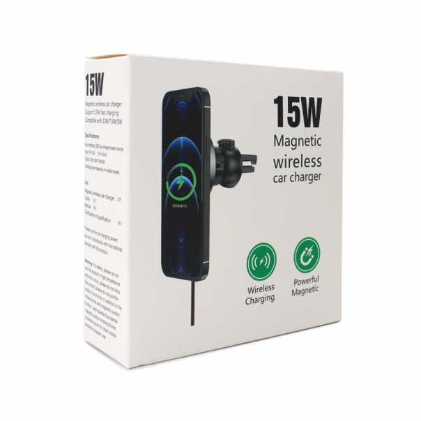 Auto punjac iPhone magnetic 15W crni - 89788