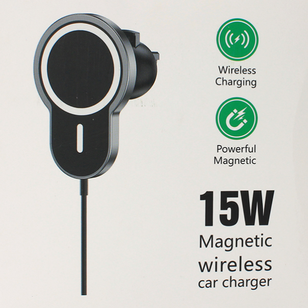 Auto punjac iPhone magnetic 15W crni - 89788