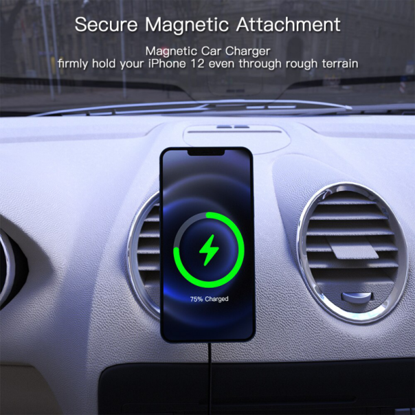 Auto punjac iPhone magnetic 15W crni - 89788
