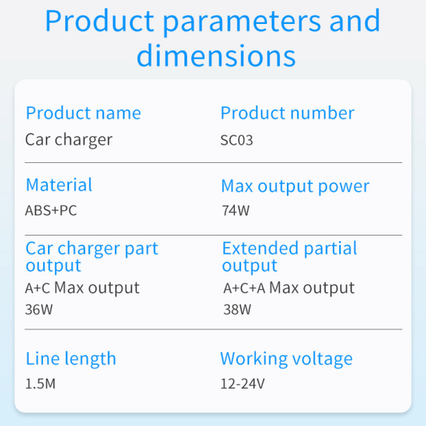 Auto punjac SC03 74W - 203863