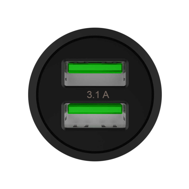 Auto punjač Teracell Evolution DLS-TC06 2xUSB+3.1A iPhone Lightning crni - 040660-1