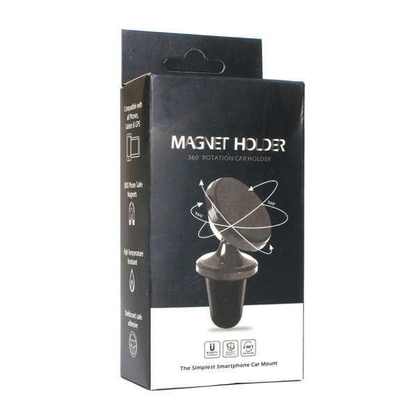 Auto stalak GH - C10 magnet za ventilaciju crni - 98947