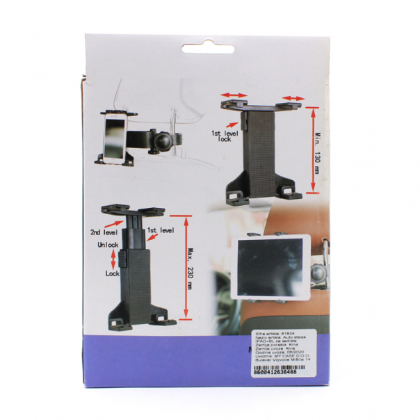 Auto stalak IPAD+BL za sediste - 81834