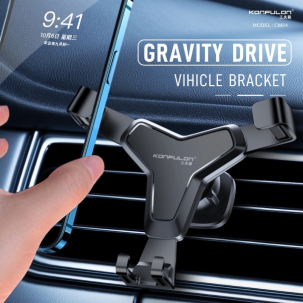 Auto stalak Konfulon CM24 crni - 211854