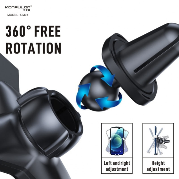 Auto stalak Konfulon CM24 crni - 211854