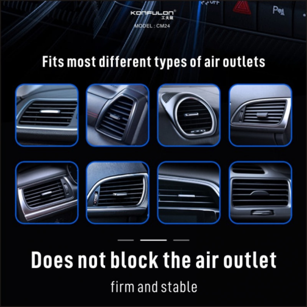 Auto stalak Konfulon CM24 crni - 211854