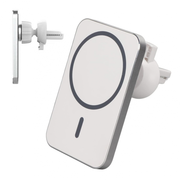 Auto stalak magnetic Magsafe punjac 15W beli - 217491