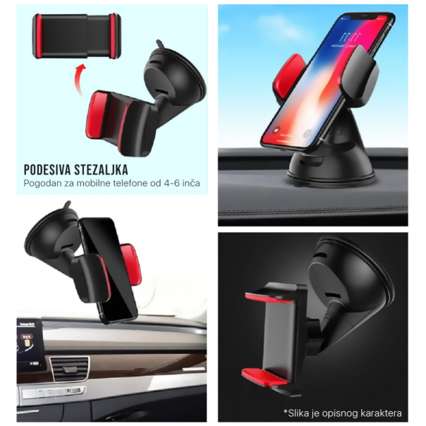 Auto stalak VCS-0103 pink - 205520