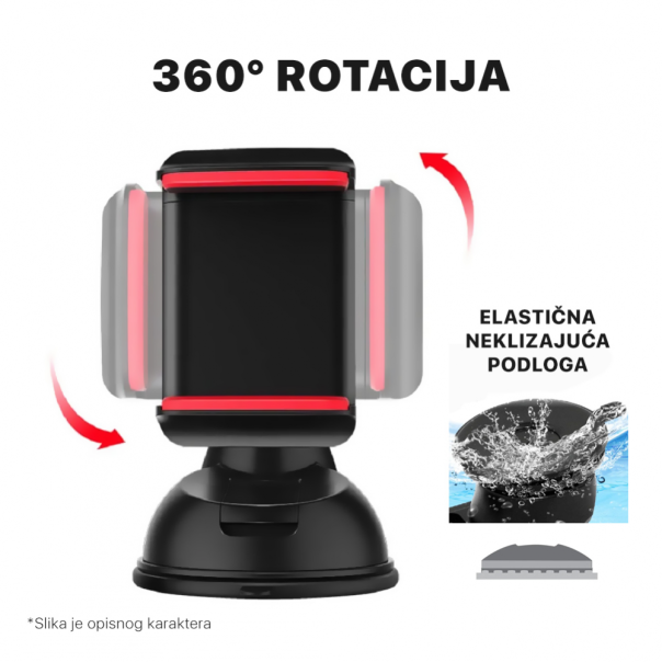 Auto stalak VCS-0103 pink - 205520