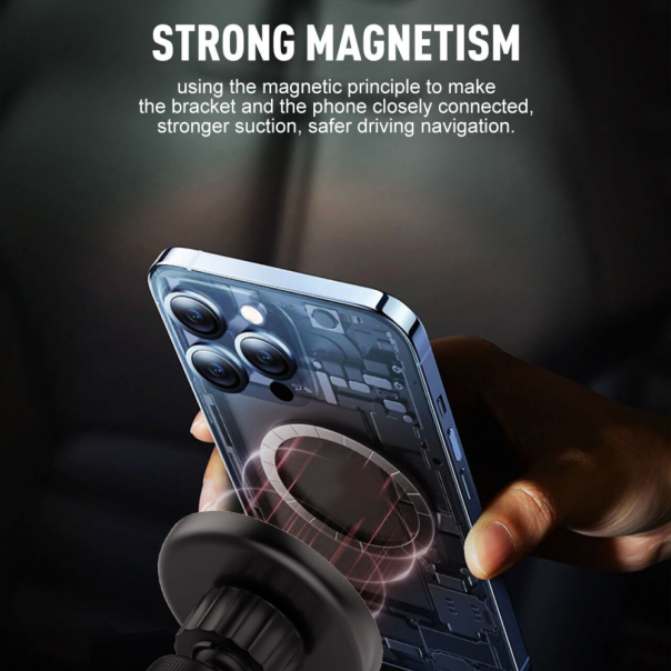 Auto stalak za ventilaciju LDNIO MA22 magnetic crni - 215588