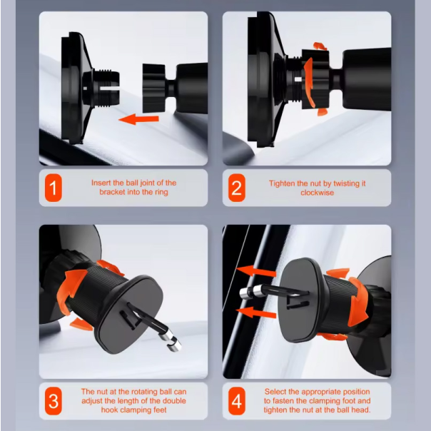 Auto stalak za ventilaciju LDNIO MA23 15W Wireless magnetic crni - 218368