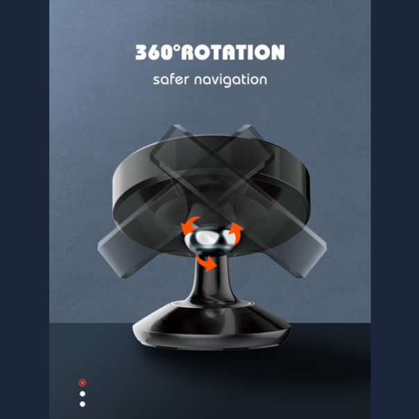 Auto stalak za ventilaciju LDNIO MG08 crni - 202206