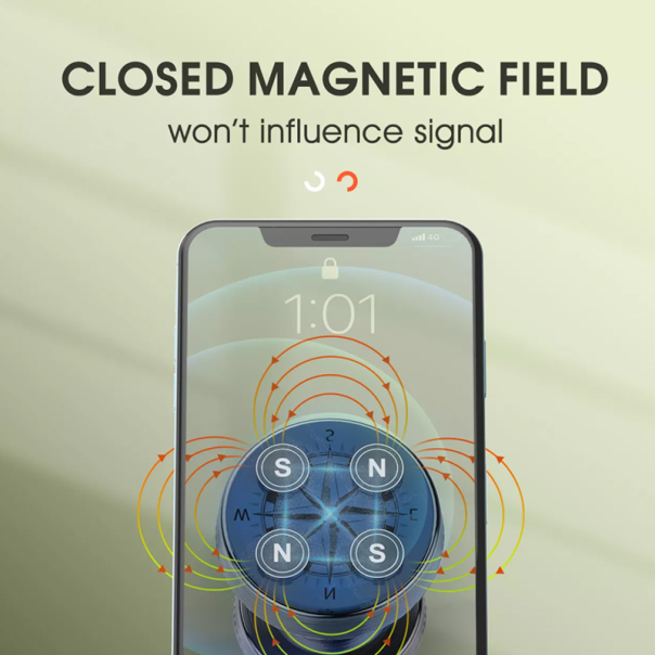 Auto stalak za ventilaciju LDNIO MG08 crni - 202206