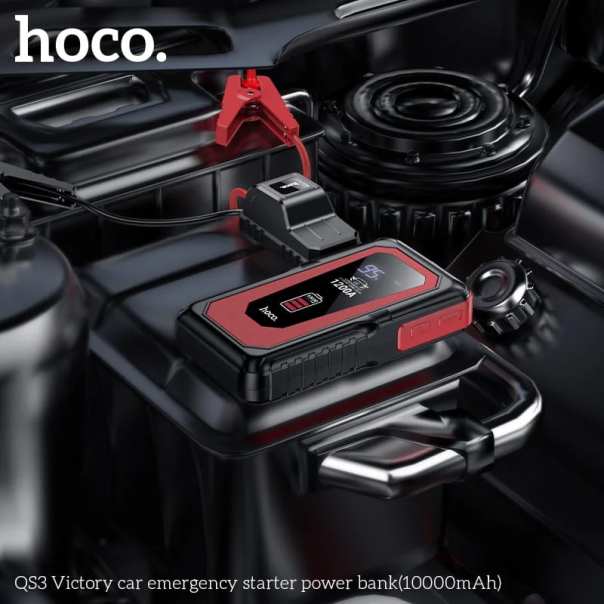 Auto starter Hoco QS3, 10000mAh, 37Wh, 12V - 220348