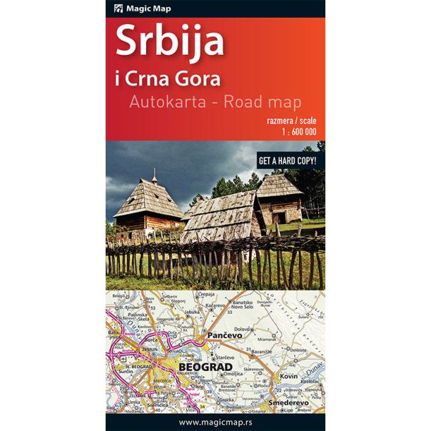 Auto karta Srbija 1:600 000 - 9788678020070