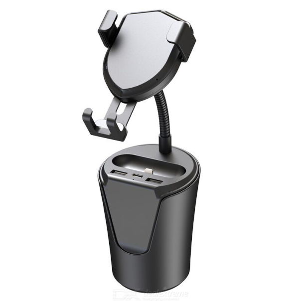 Autostalak Wireless BX9, 10W Fast Charging, 2USB, Type C (PD), crni - 202243