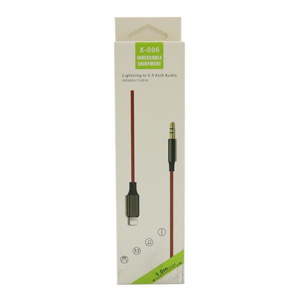 Audio Aux kabl X-006 Iphone na 3,5 mm crvena - AV342