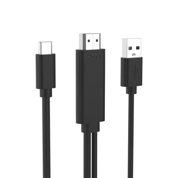 Kabal USB Type-C sa HDMI 4K 30Hz 1.8m + USB-A napajanje 1.2m (OTN-UC505) Onten - EP2941786