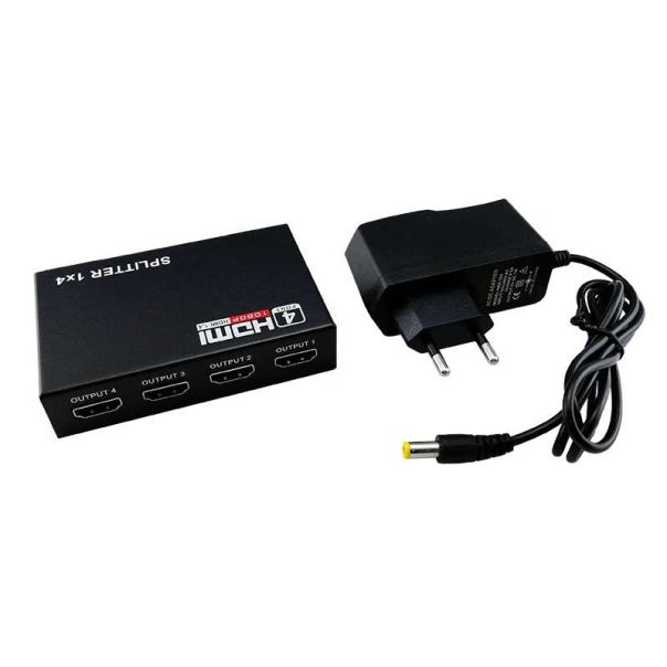E-GREEN 1.4 HDMI spliter 4x out 1x in 1080P - AVU00328