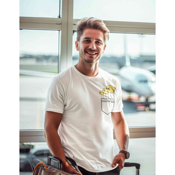 TAMANITZA Muška bela majica PILENCE - Tamanitza52