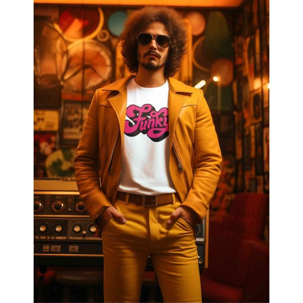 TAMANITZA Muška bela majica FUNKY - Tamanitza44