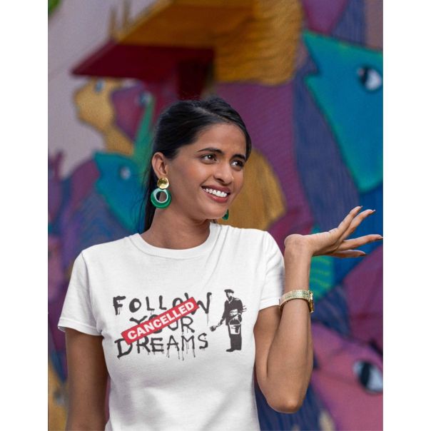 TAMANITZA Ženska bela majica CENSURED - Tamanitza6