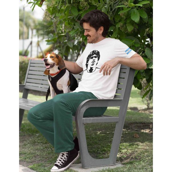 TAMANITZA Muška bela majica EL PIBE DE ORO - Tamanitza42