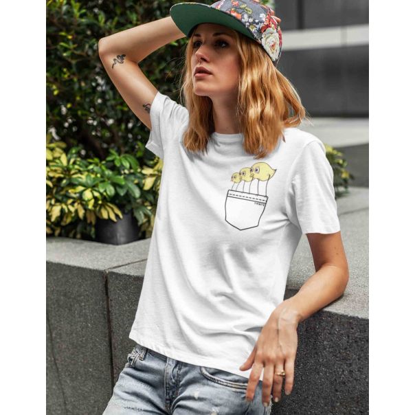 TAMANITZA Ženska bela majica PILENCE - Tamanitza22