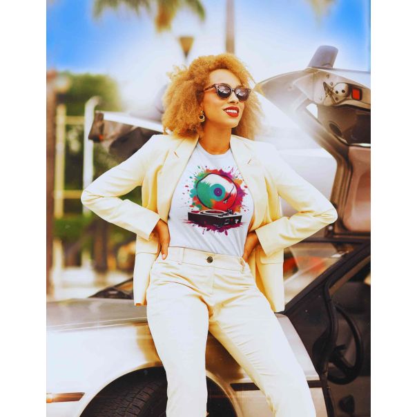 TAMANITZA Ženska bela majica VINIL - Tamanitza32